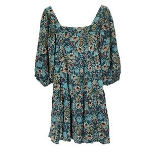 ⭐️HPx2⭐️ Maurices babydoll flowy boho dress floral size small, size large
